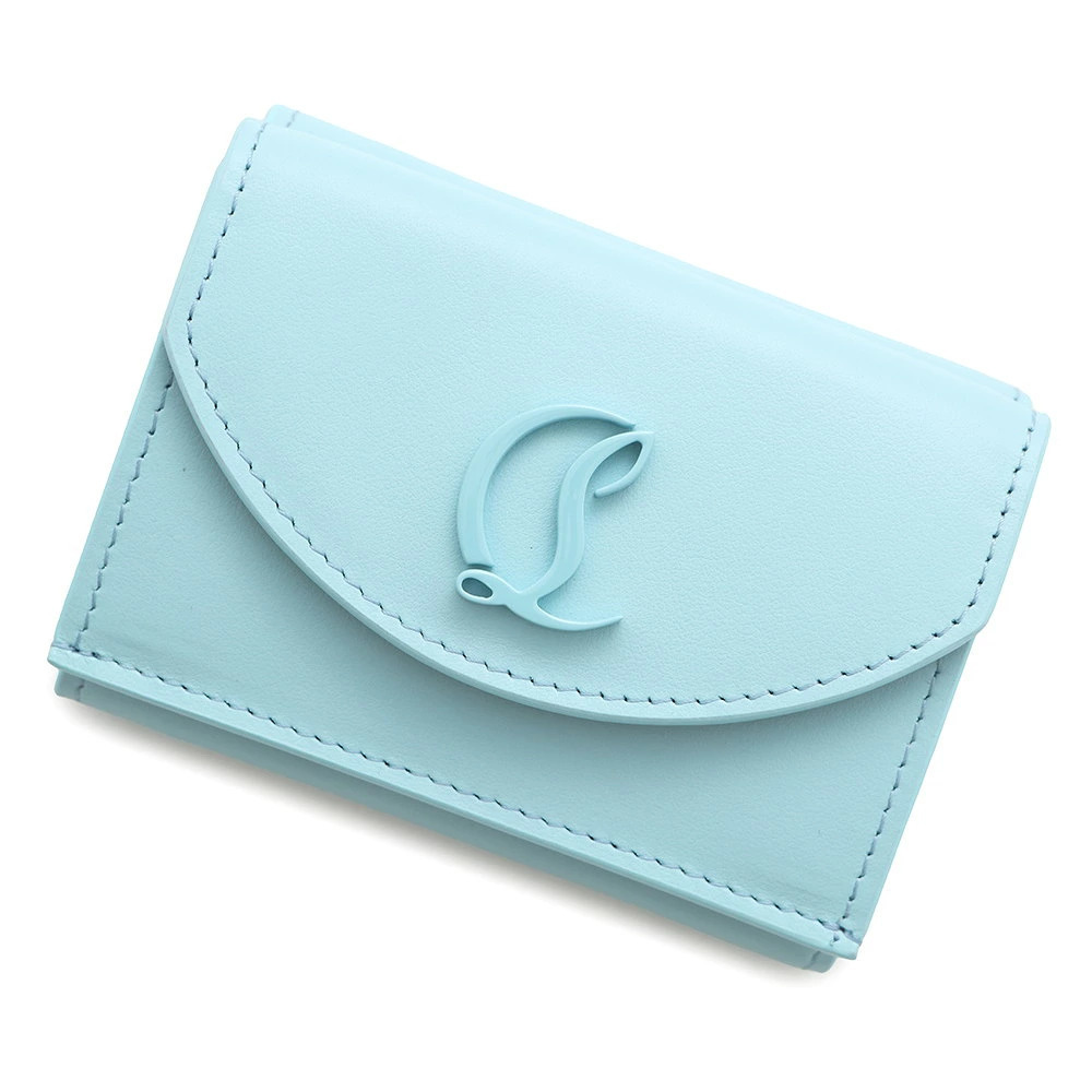 Christian Louboutin Tri fold Wallet Compact Leather